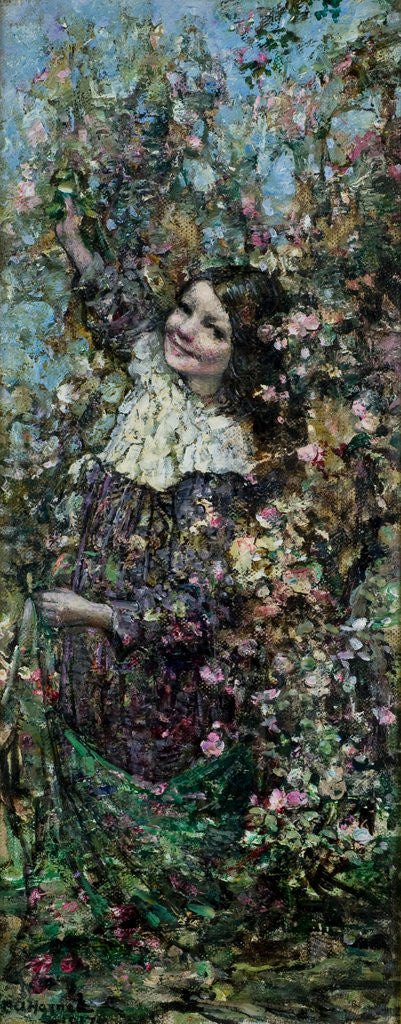 Detail of Playing in the Woods, 1917 by Edward Atkinson Hornel