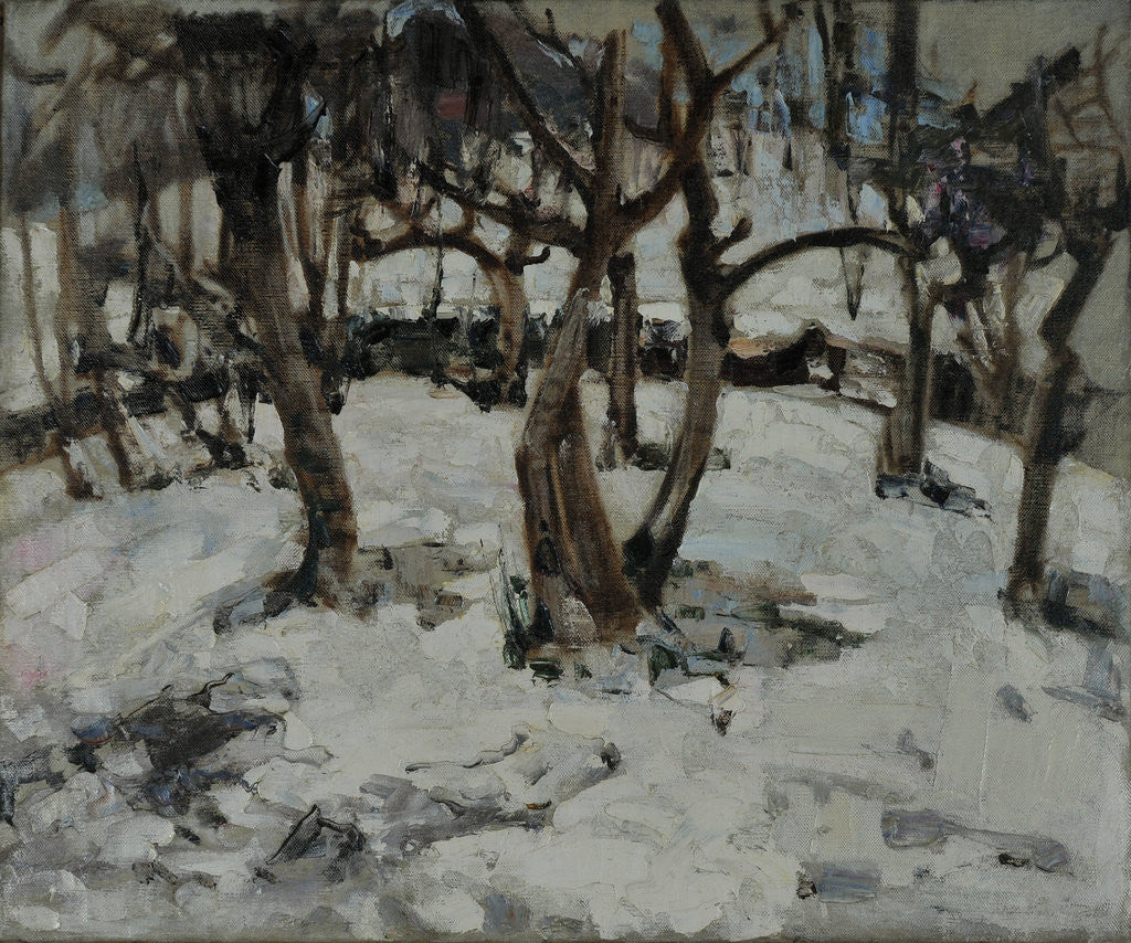 Detail of A Winter Wonderland by Edward Atkinson Hornel