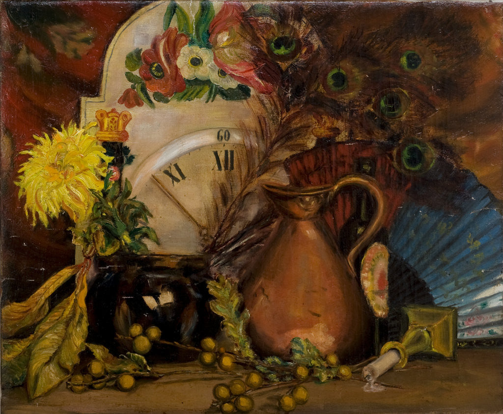 Detail of Still Life - Time Running Out, c.1890s by Edward Atkinson Hornel