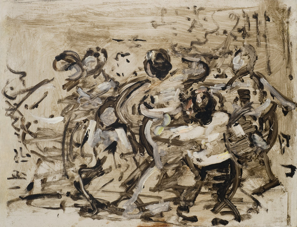 Detail of Burmese Dancers by Edward Atkinson Hornel