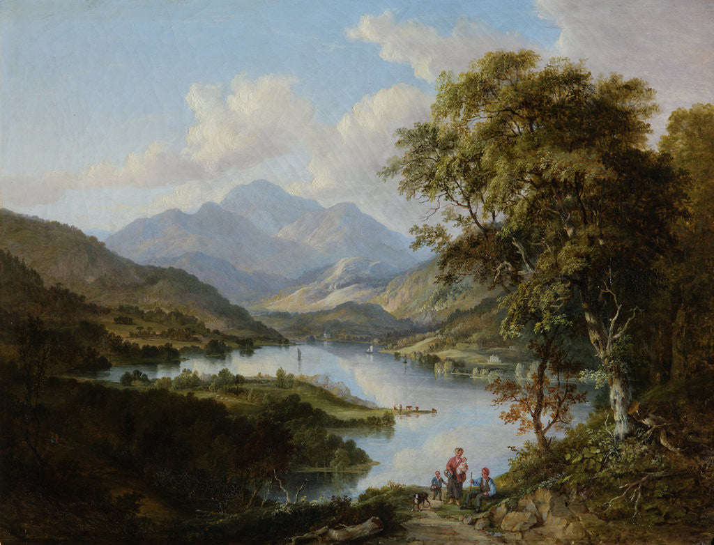 Detail of Loch Katrine by Alexander Nasmyth