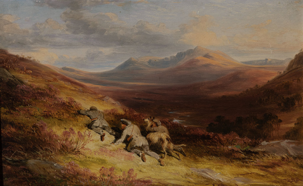 Detail of Stalking c.1845 by James William Giles
