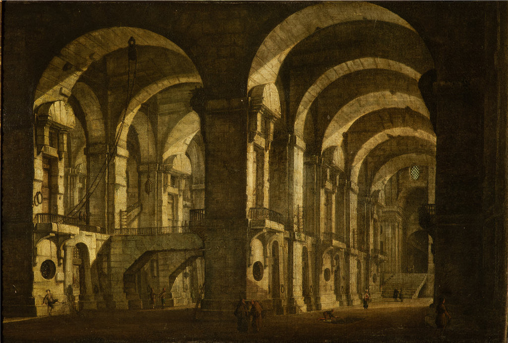 Detail of A Prison Interior by Giovanni Paolo Panini