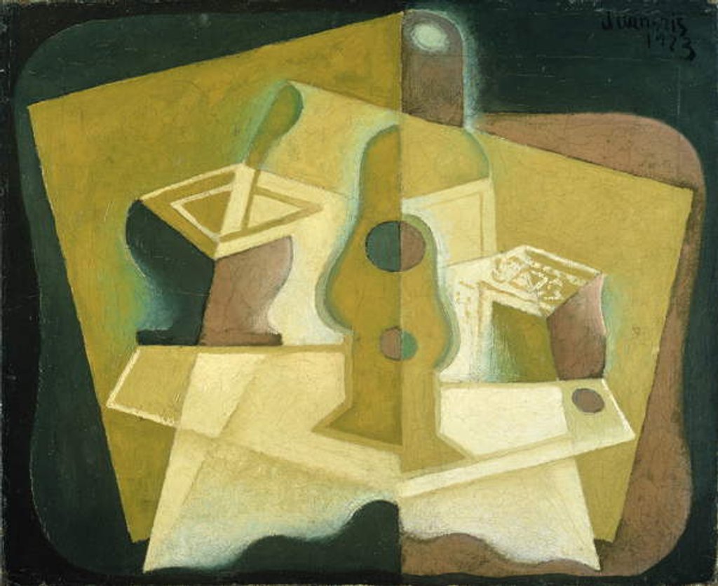 Detail of The Packet of Tobacco, c.1923 by Juan Gris