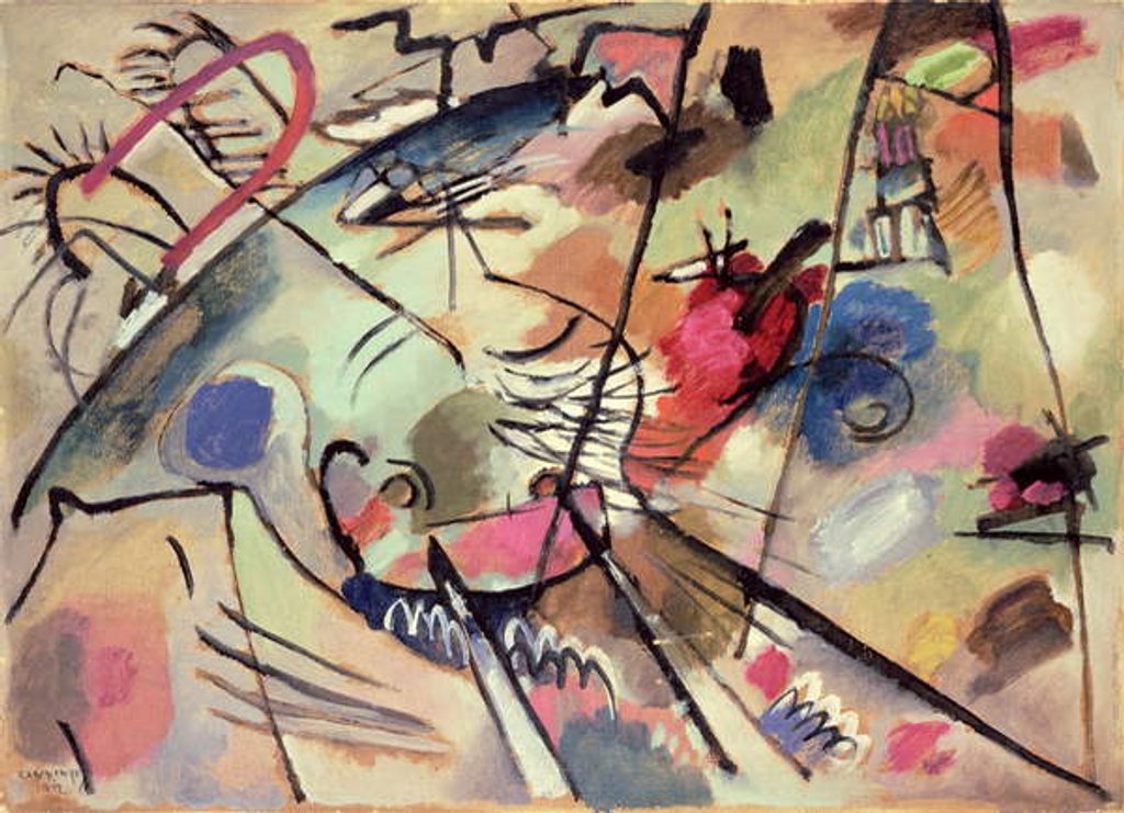Detail of Study for Improvisation 24, 1912 by Wassily Kandinsky