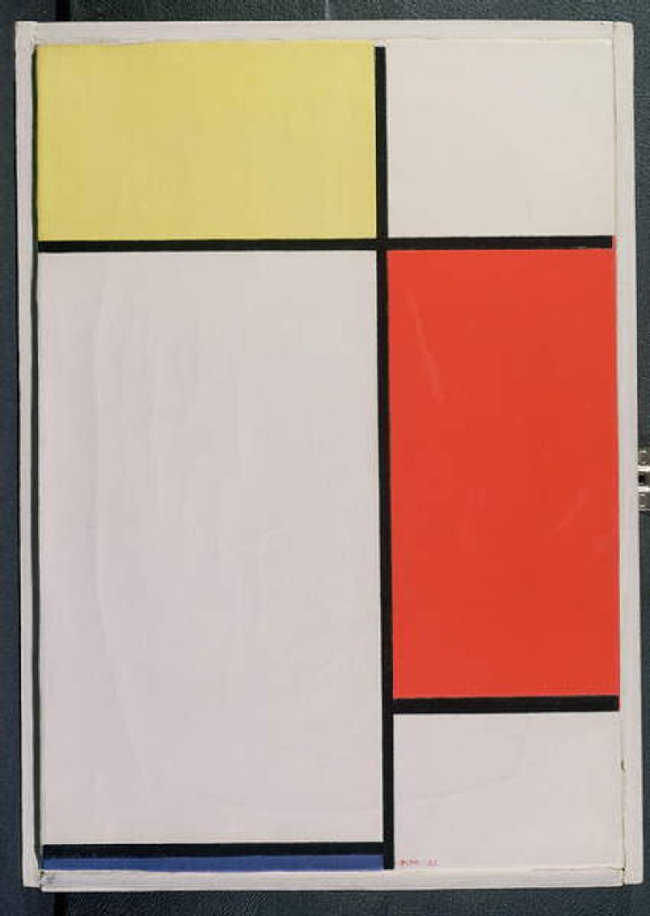 Detail of Composition No.II, 1927 by Piet Mondrian