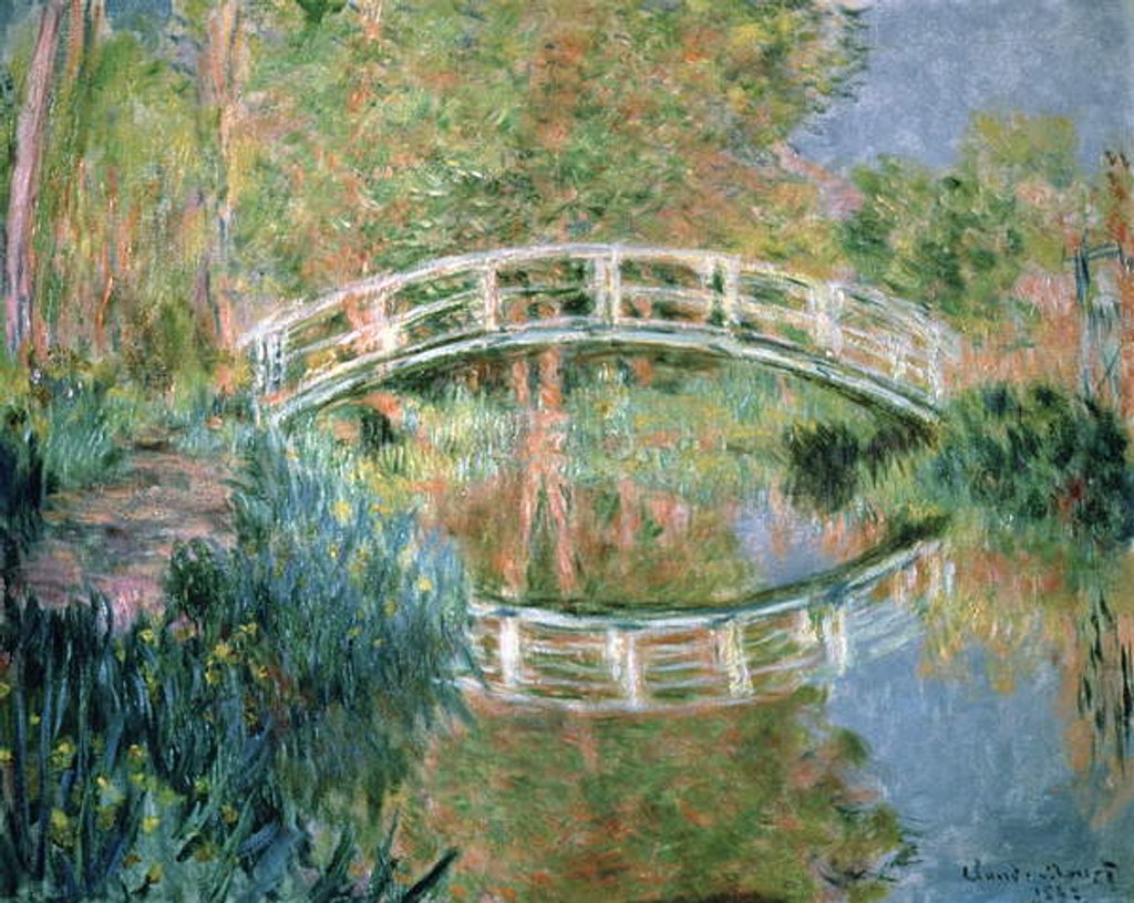 Detail of The Japanese Bridge, Giverny, 1892 by Claude Monet