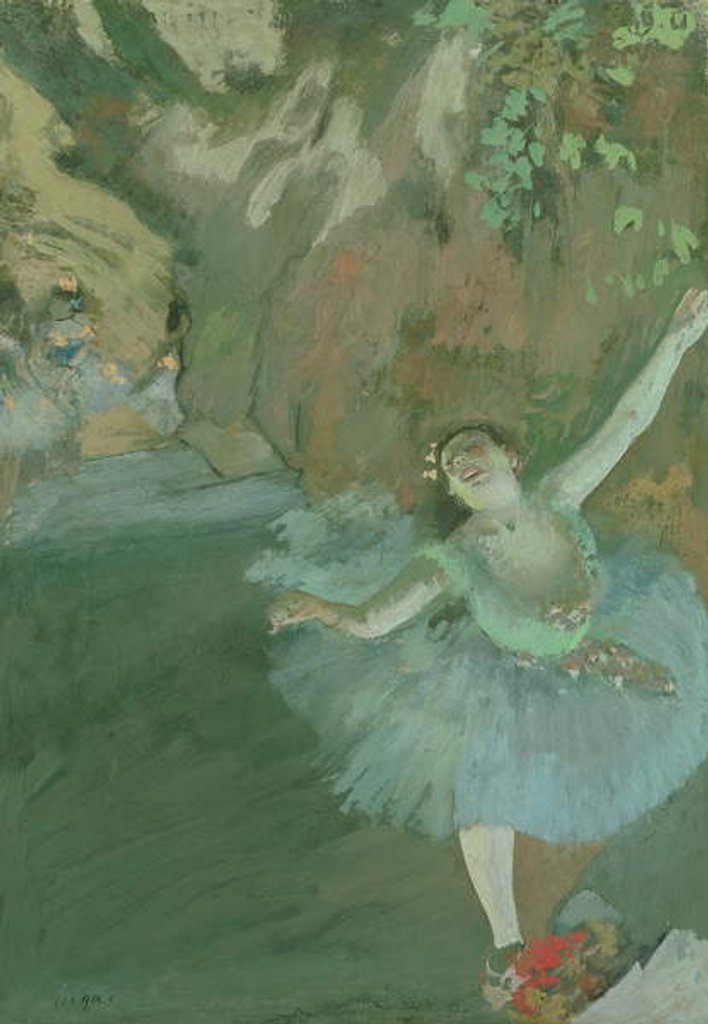 Detail of The Bow of the Star, c.1880 by Edgar Degas