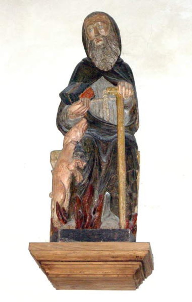 Detail of St. Anthony Abbot by French School