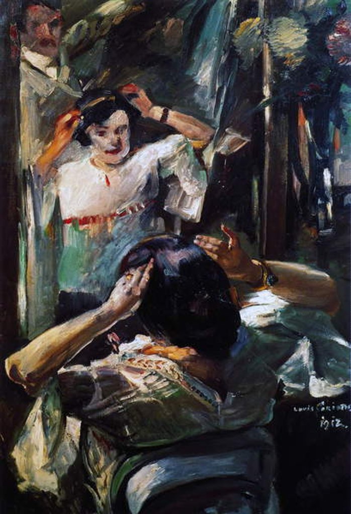 Detail of The Mirror, 1912 by Lovis Corinth