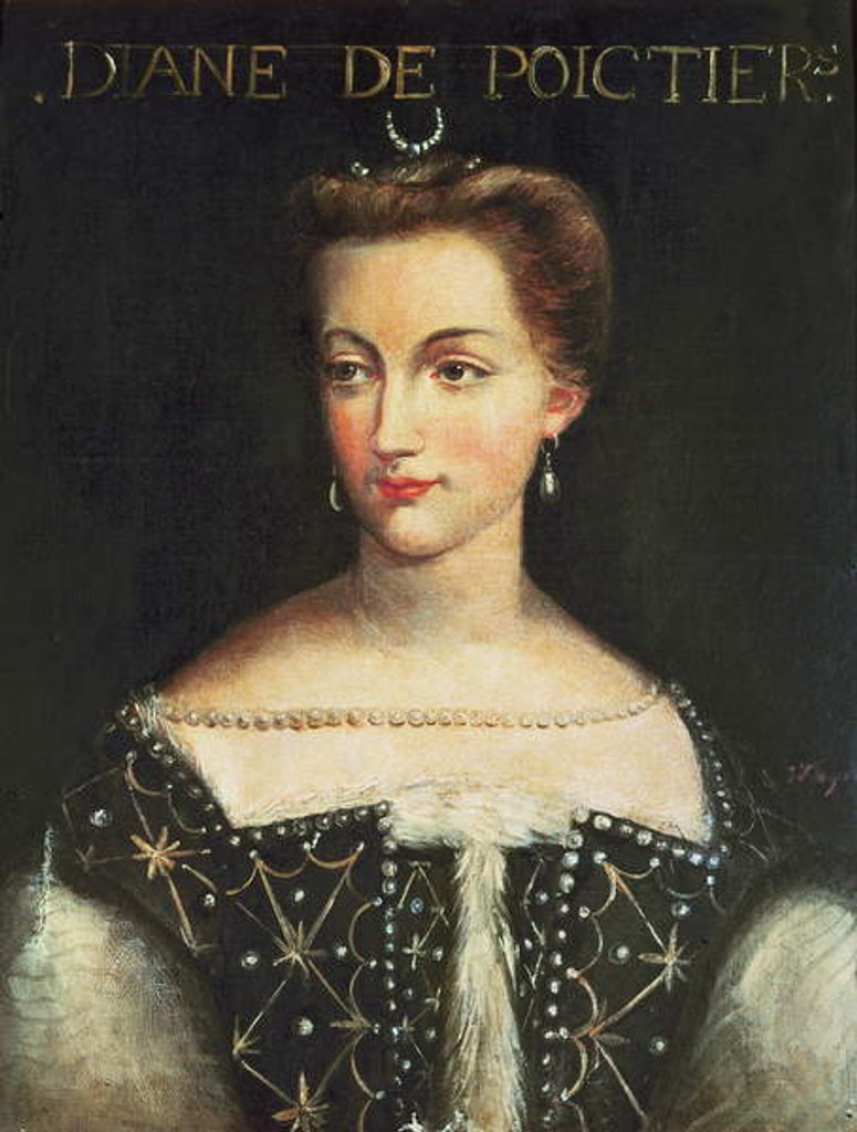 Detail of Diane de Poitiers by French School