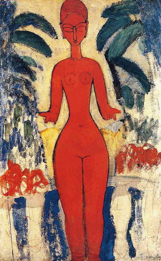 Detail of Standing Nude, 1913 by Amedeo Modigliani