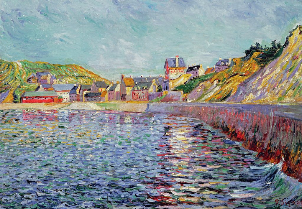 Detail of Port-en-Bessin, Calvados, c.1884 by Paul Signac