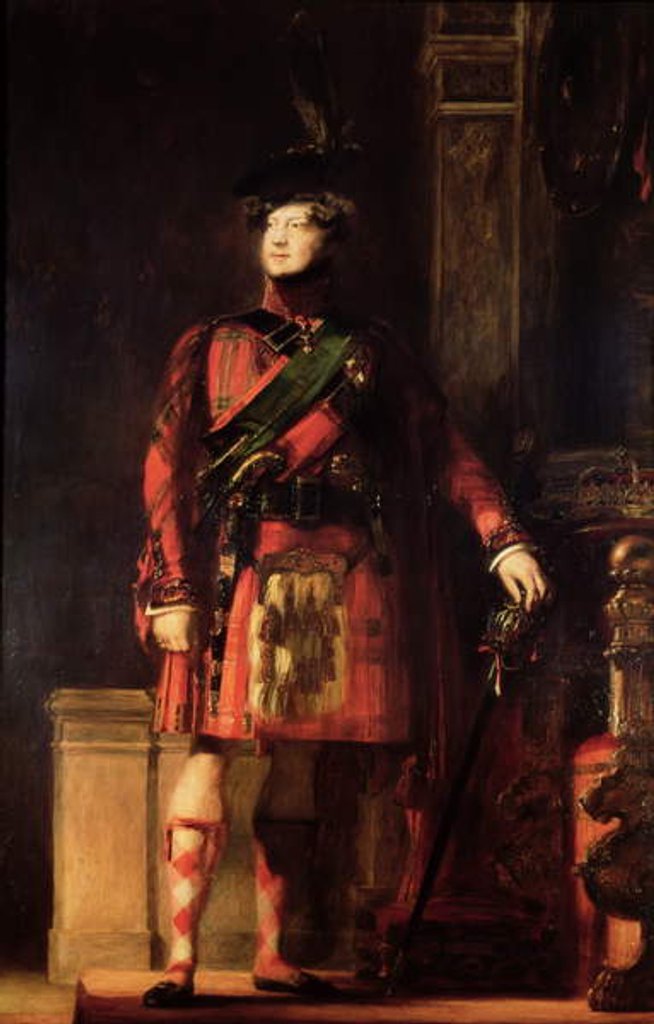 Detail of George IV in Highland Dress, 1830 by David Wilkie
