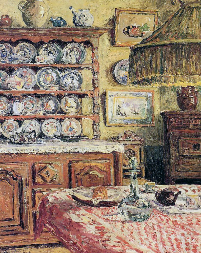 Detail of The Dining Room, 1914 by Maxime Emile Louis Maufra