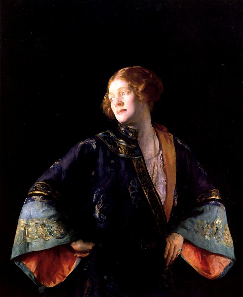 Detail of The Blue Kimono, 1922 by Joseph DeCamp