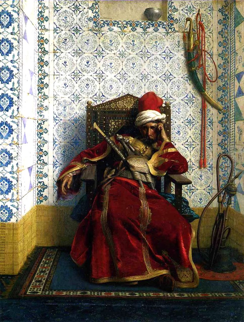 Detail of Markos Botsaris, 1874 by Jean Leon Gerome