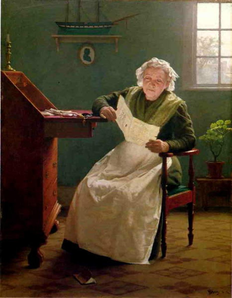 Detail of Dear Polly by Seymour Joseph Guy