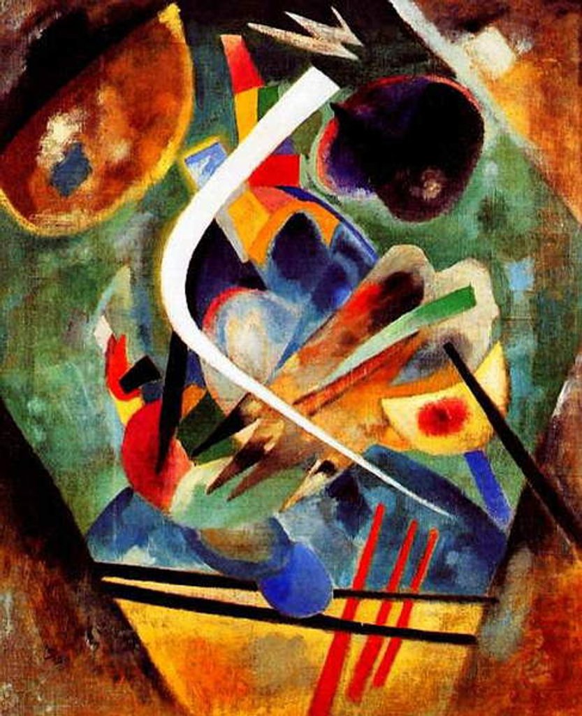 Detail of Black and Violet Composition, 1920 by Wassily Kandinsky