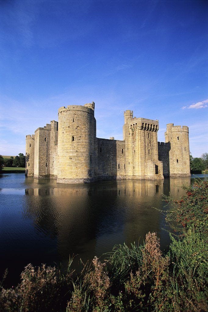 Detail of Bodiam Castle and Moat by Anonymous