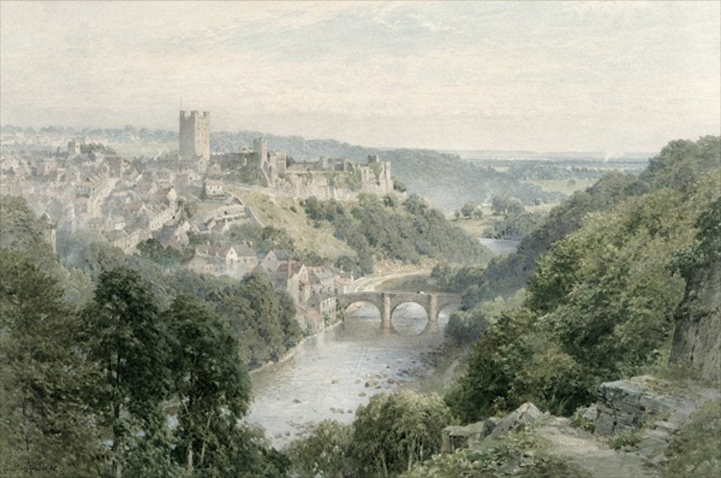 Detail of Richmond, Yorkshire by Henry Sutton Palmer