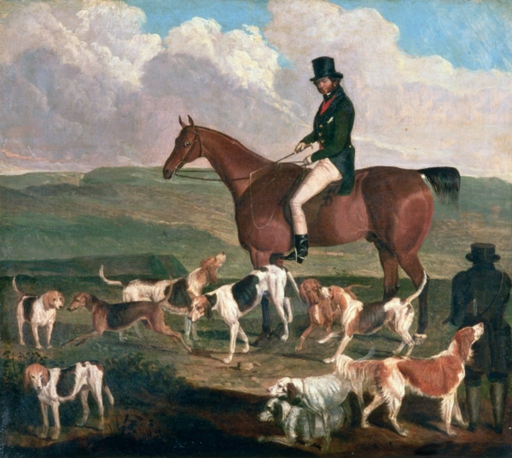 Detail of Tom Llewelyn Brewer on his Horse, 'The Doctor', c.1845 by James Flewitt Mullock