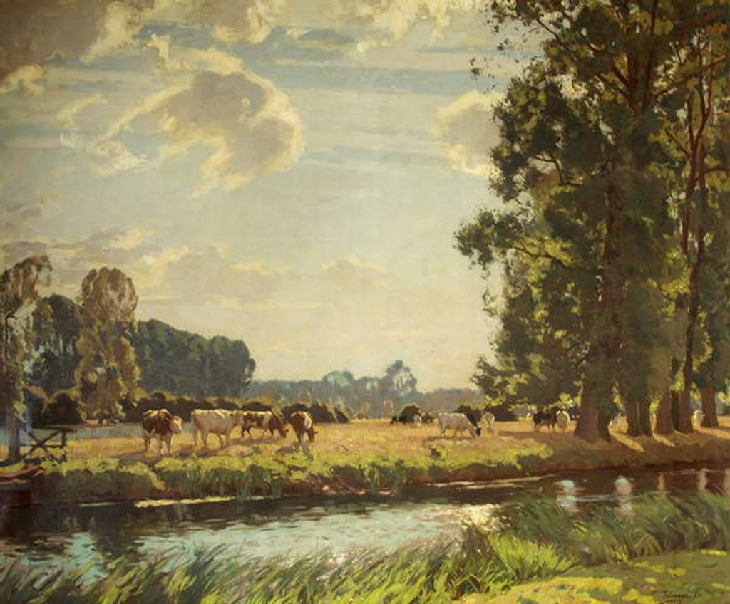 Detail of Dedham Landscape by Algernon Mayow Talmage