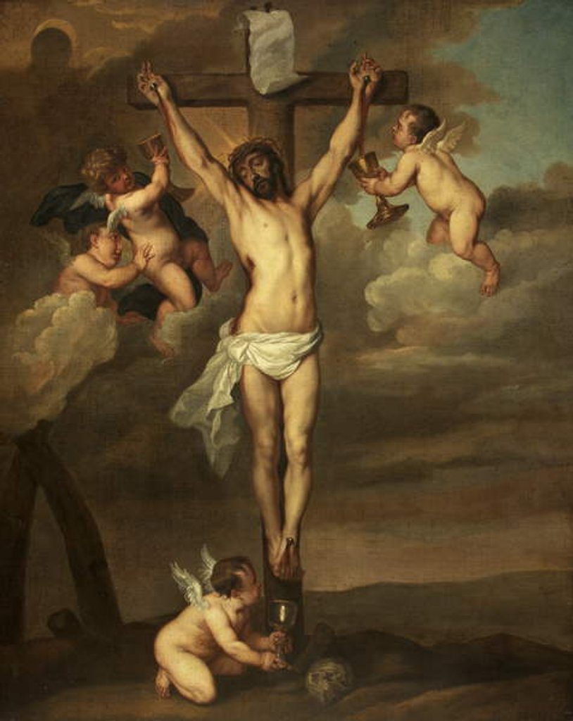 Detail of Crucifixion, 1645-50 by Thomas Willeboirts