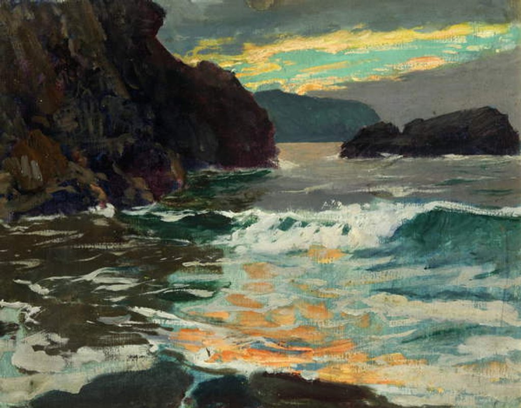 Detail of Evening, Cardigan Bay by Christopher Williams