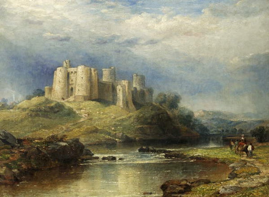 Detail of Kidwelly Castle by David Cox