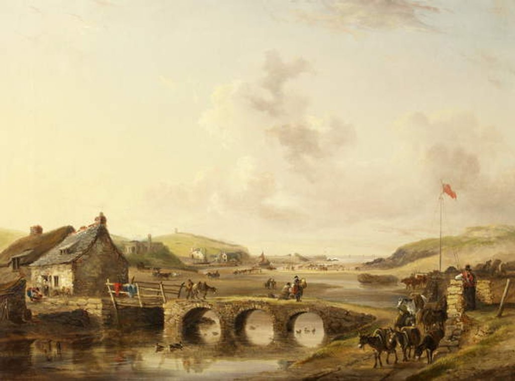 Detail of Bude Haven, Cornwall by Joseph Stannard