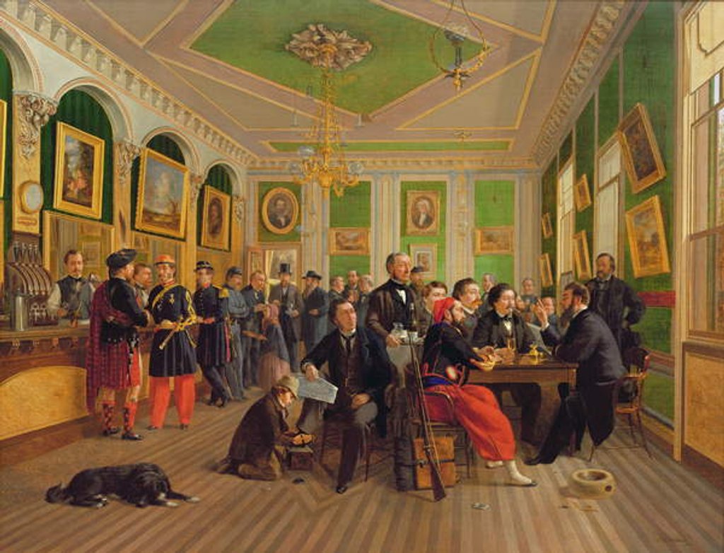 Detail of Interior of George Hayward's Porter House, 1863 by Edmund D. Hawthorn