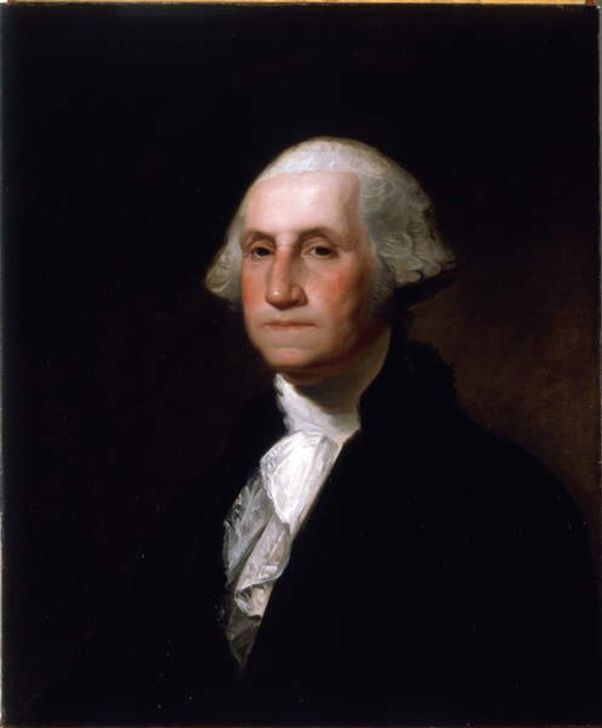 Detail of Portrait of George Washington by Asher Brown Durand