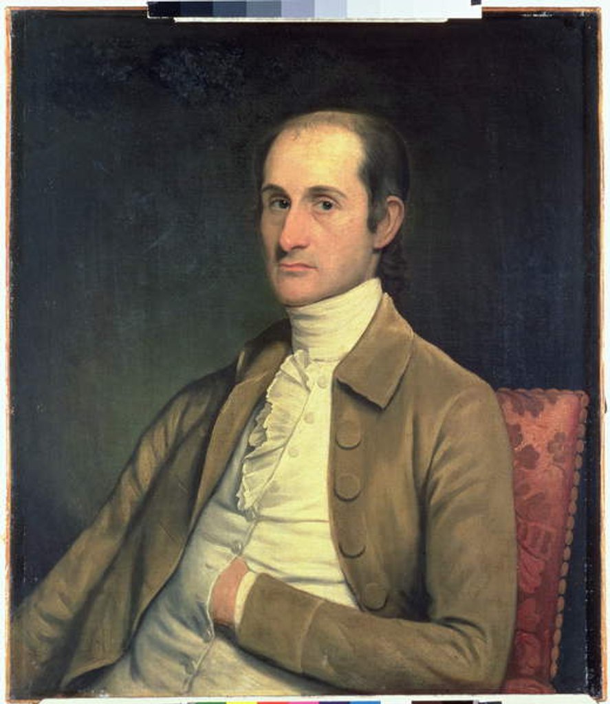 Detail of John Jay, 1786 by Joseph Wright of Derby