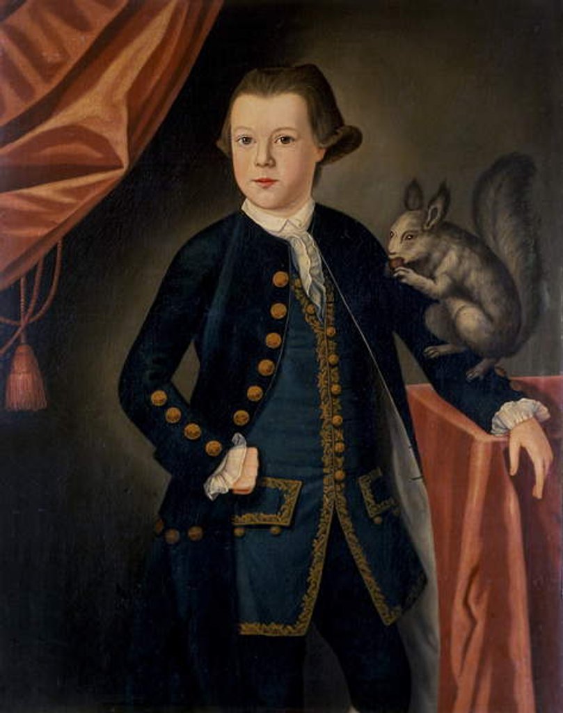 Detail of James Beekman Jnr, 1766 by John Durand