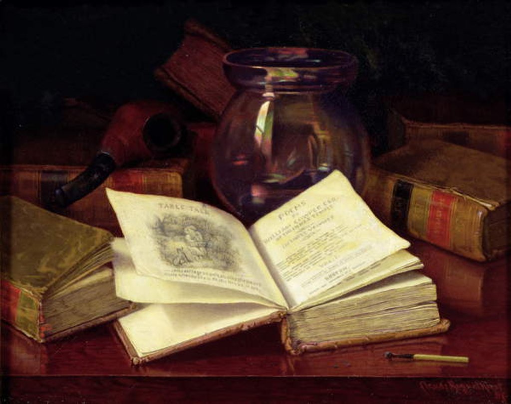 Detail of Poems by William Cowper, c.1890-1905 by Claude Raguet Hirst