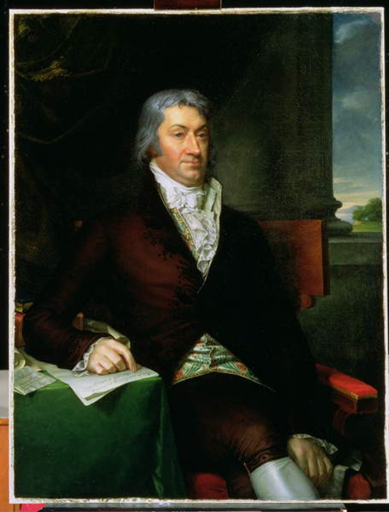 Detail of Robert Livingston, 1804 by John Vanderlyn