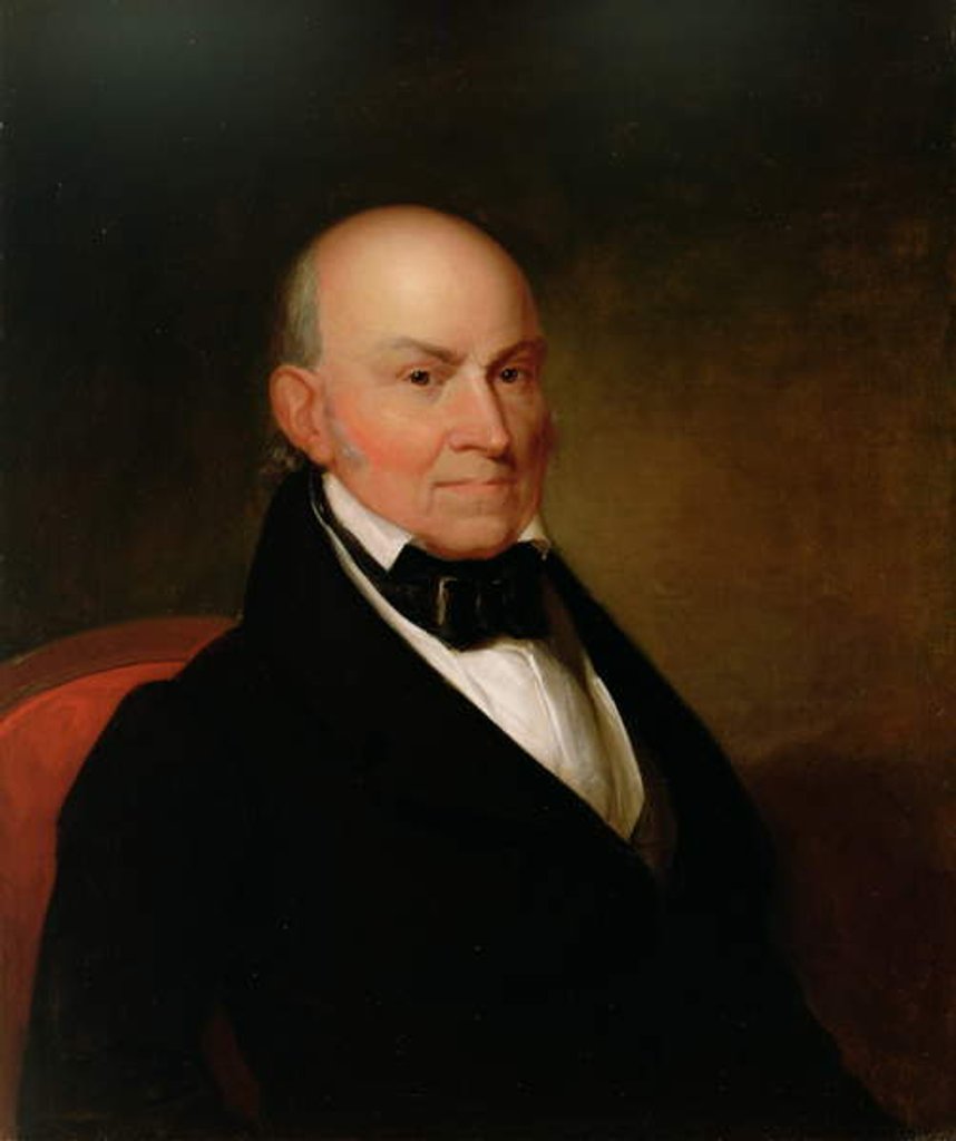 Detail of John Quincy Adams, 1835 by Asher Brown Durand