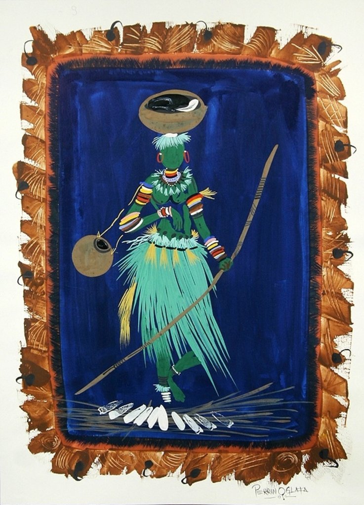 Detail of In Persuit, 2008 by Oglafa Ebitari Perrin