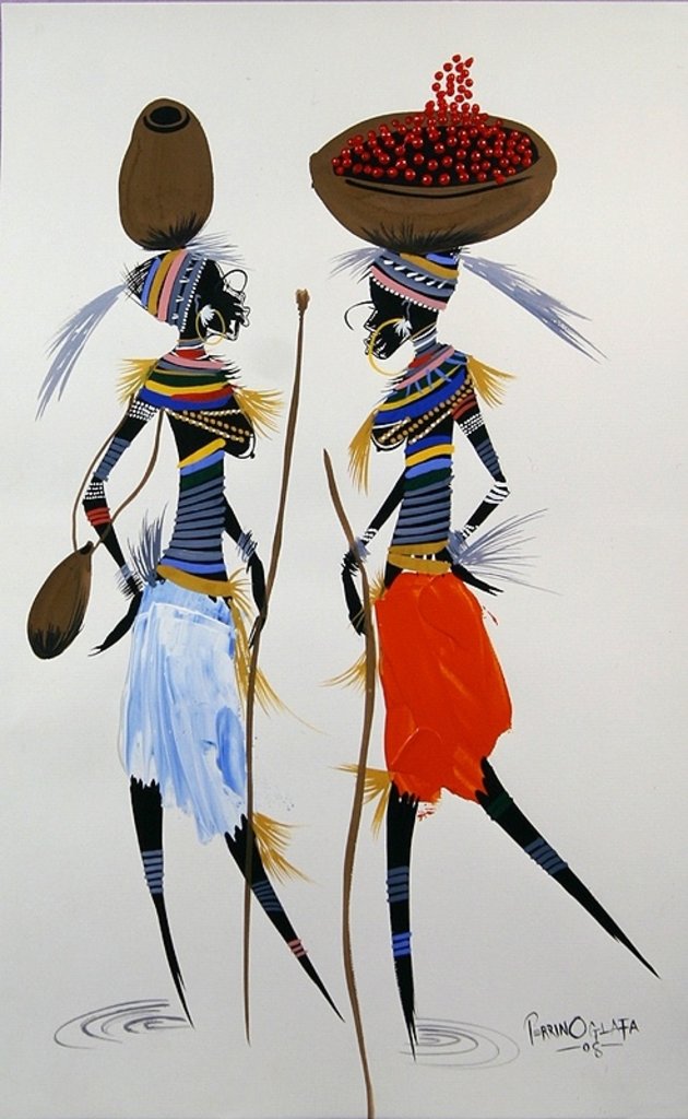 Detail of Black Models, 2008 by Oglafa Ebitari Perrin