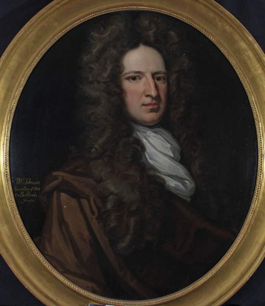 Detail of Mr James Johnston by Thomas Gibson