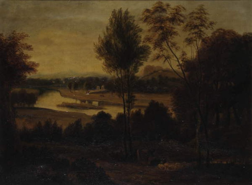 Detail of View from Wick House, c.1800 by Joshua (after) Reynolds