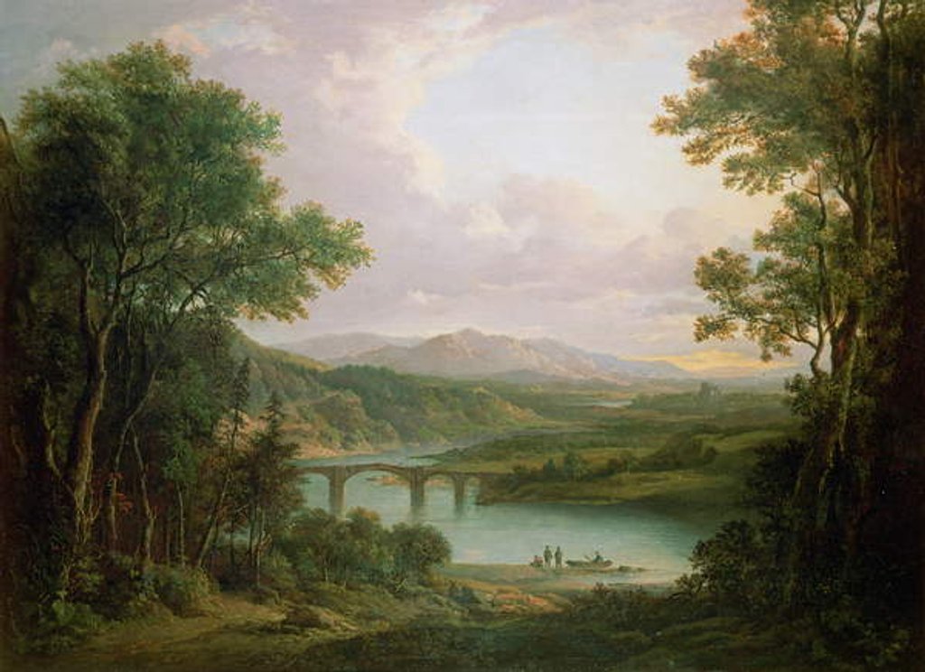 Detail of Melrose by Alexander Nasmyth