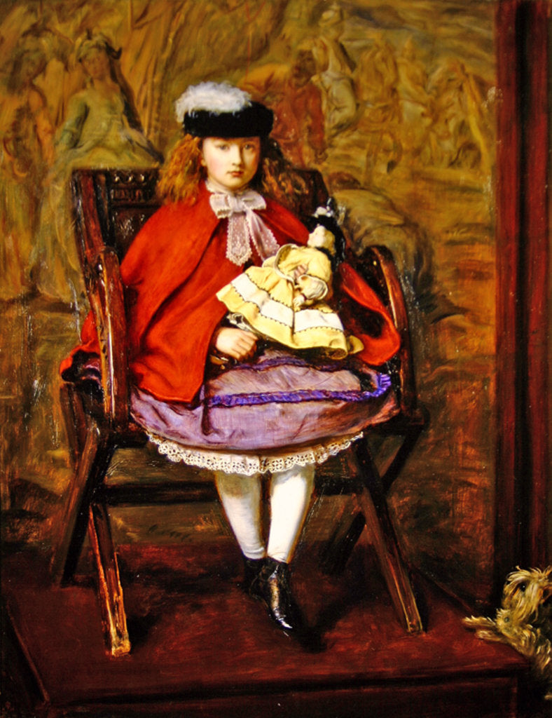 Detail of Lilly Noble, 1863-64 by John Everett Millais