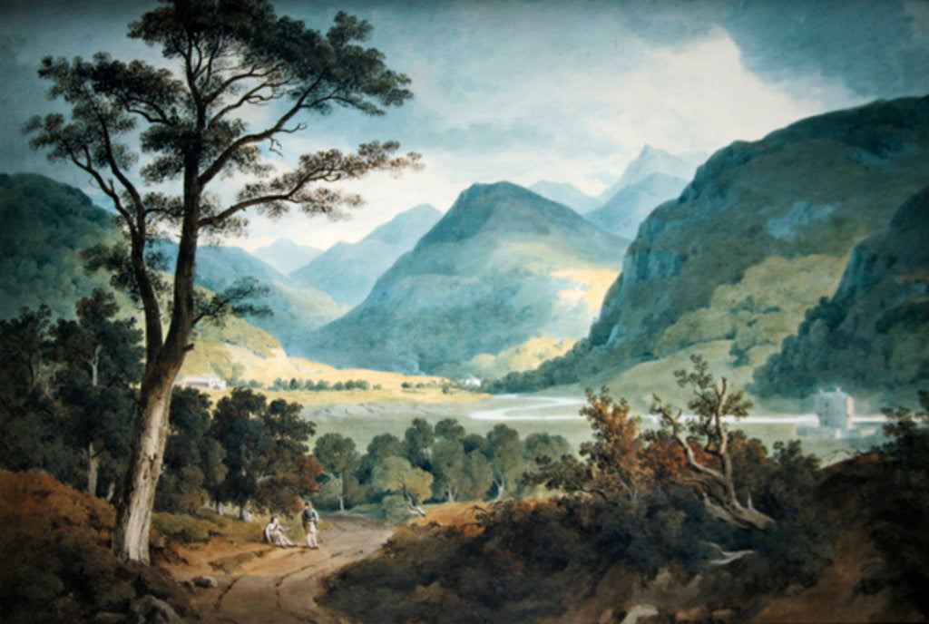Detail of Near the Castle of Braemar by M. W. Williams