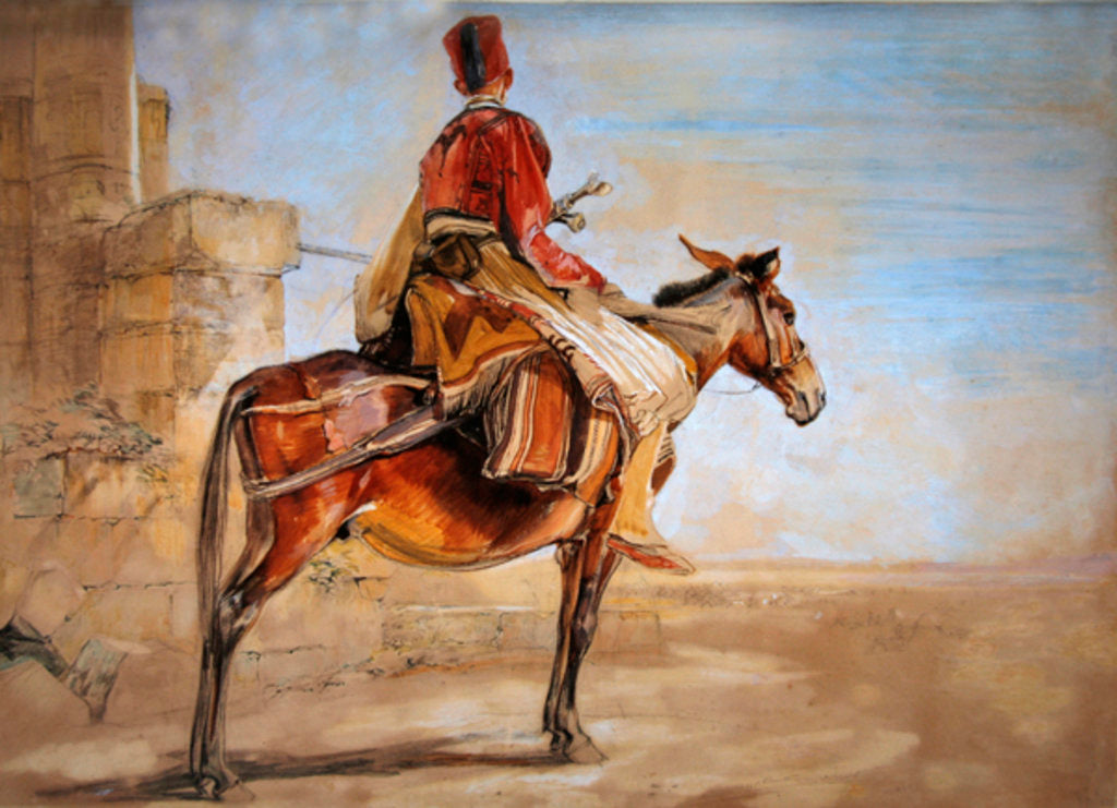 Detail of A Turkish Outpost, 1850 by John Frederick Lewis