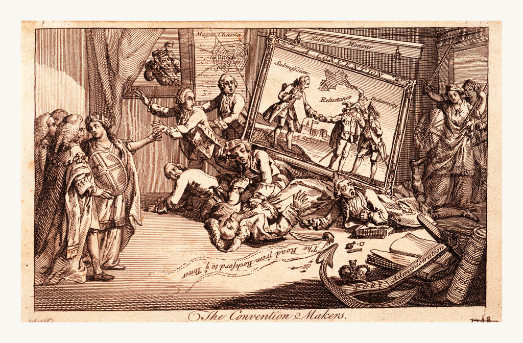 Detail of The convention makers, England 1771 by Anonymous