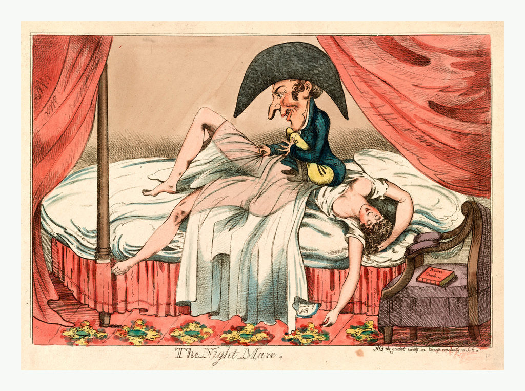 Detail of The night mare by Anonymous