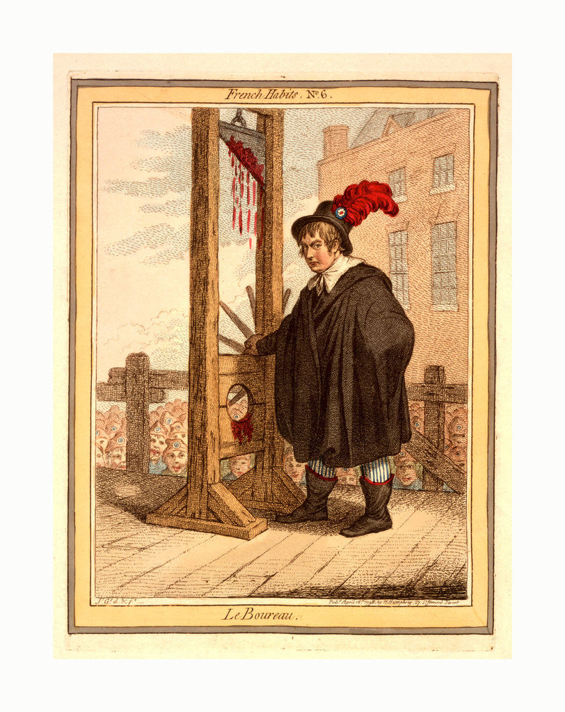Detail of Le Boureau by James Gillray