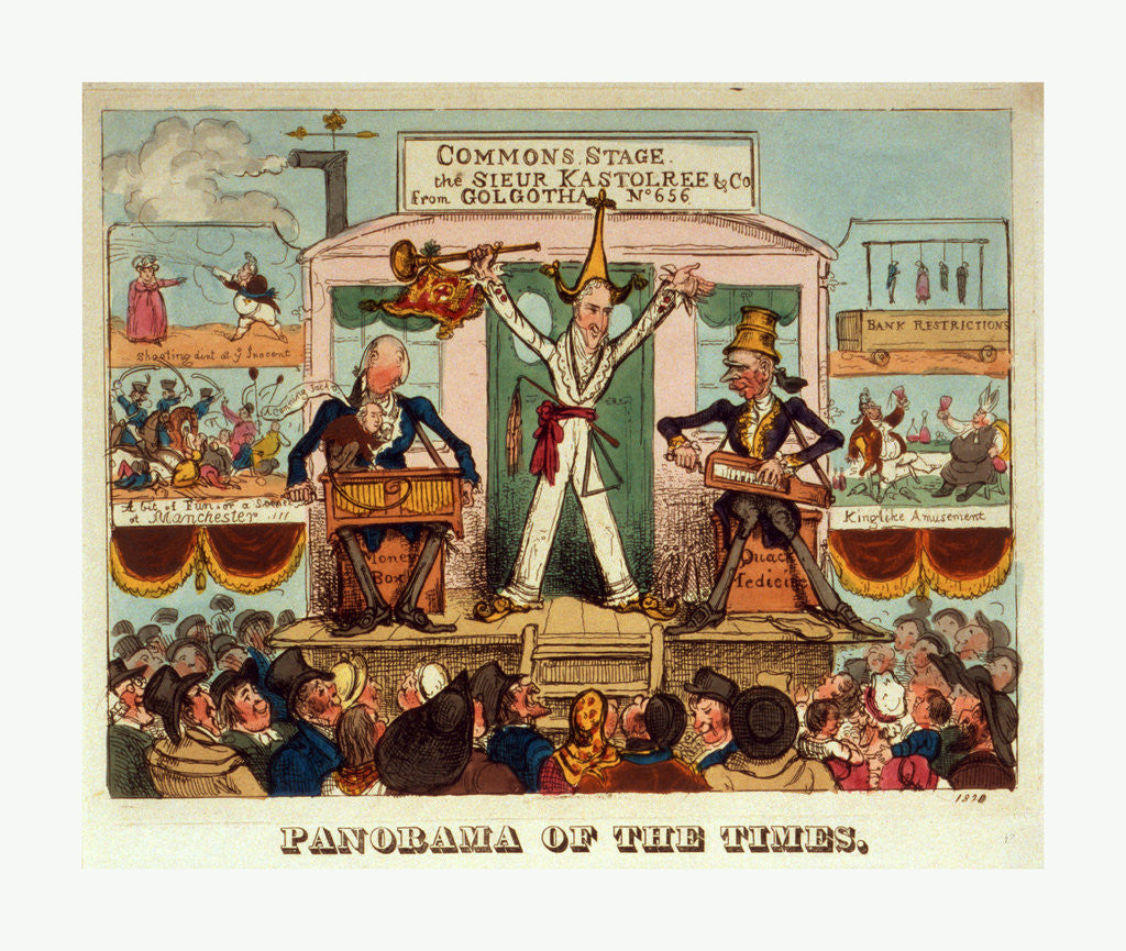Detail of Panorama of the times by Anonymous